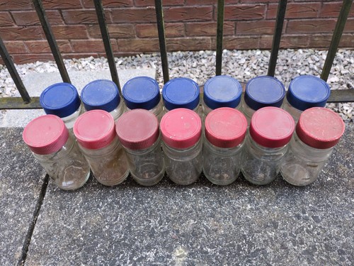 Red and blue lidded - red,