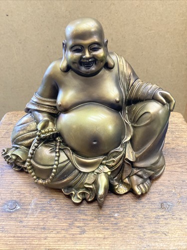 Cold cast bronze buddha cm - cast,