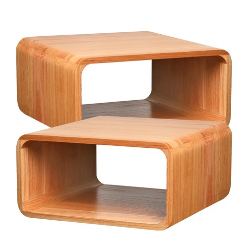 Wooden cube storage bookcase - wooden,