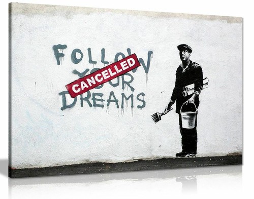 Banksy follow your - banksy,