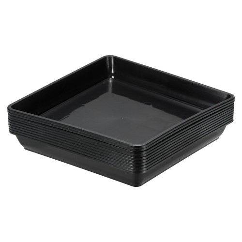 10pack plant saucers - 9", square