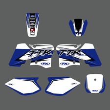 Motorcycle Team Graphics Background Decals Kit For Yamaha TTR90 2000-2007