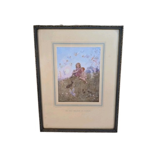 Vintage fairies print you - print,