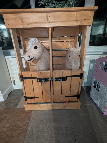 Wooden hobby horse - wooden,
