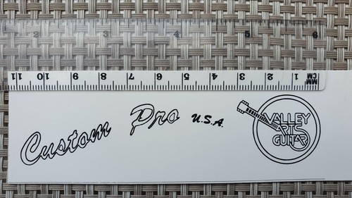 Valley arts headstock decal - arts,