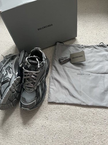 Balenciaga grey runners shoes - balenciaga,