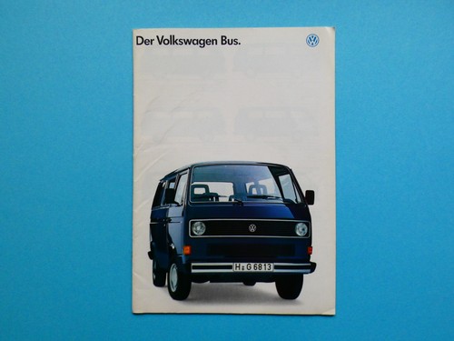 Brochure bus t3 - -, vw