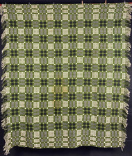 Vintage Welsh Wool Tapestry Blanket Reversible Throw Collectible 220x190 cm
