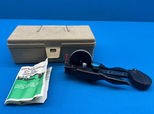 Vintage Dymo 1011 Tapewriter Metal Embosser Label Maker with Carrying Case