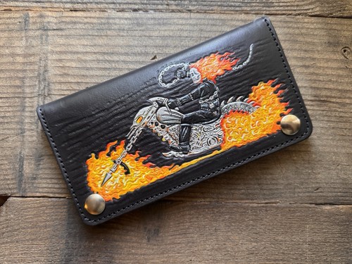 Ghost rider inspired leather - ghost,