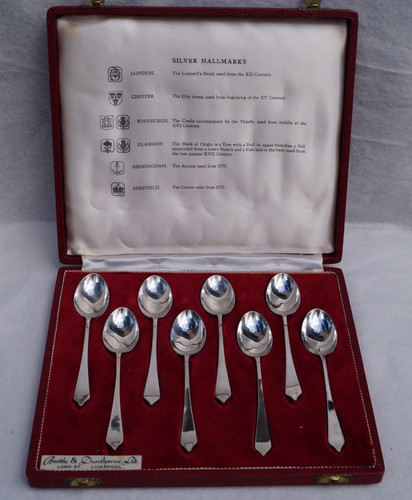 British hallmarks 1961 set - british, 1961/2