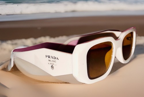 White prada 17ws rectangle - white,