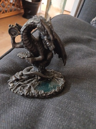 Pewter dragon figurine myth - pewter,