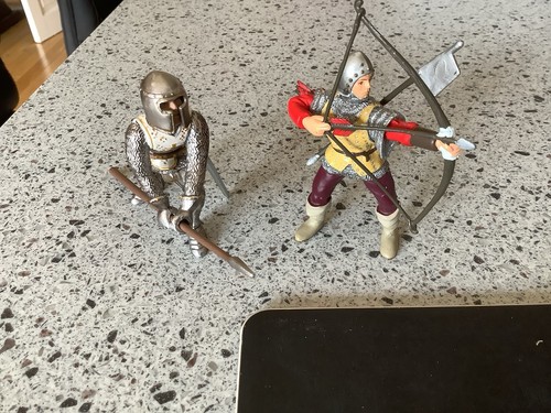 Schleich knight and - and, papo