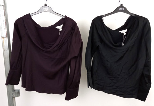 Women two draped neck - women's,