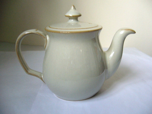 Denby linen salt pot - salt, pot/shaker