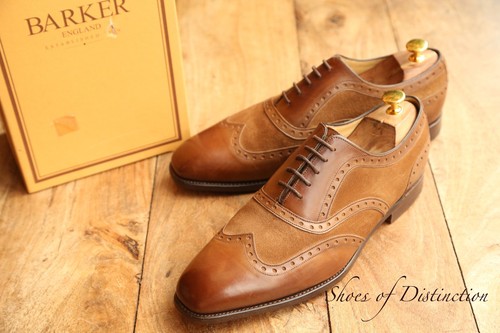 Barker hand crafted tan brown - hand,