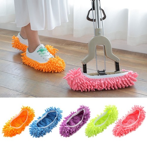 Lazy mop slippers pair - mop, floor