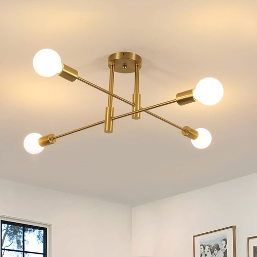 Vintage ceiling light gold - light,