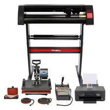 5 in 1 Heat Press Vinyl Cutter Sublimation Printer Plotter Machine 28” Printing