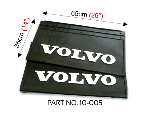Volvo truck lorry - pair, rubber