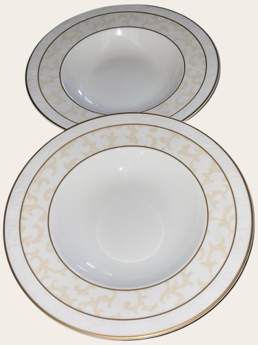 Villeroy boch ivoire rimmed - ivoire, 2x