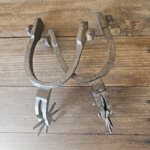 Cast iron spurs - rodeo, cowboy