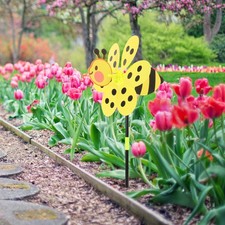  2 Pcs Decorative Windmill Windmills for Garden Outdoor Yard Pinwheels