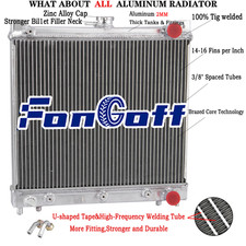 3 Row Aluminium Radiator FOR SUZUKI JIMNY SN413 98-20 HARDTOP PETROL AT/MT 98