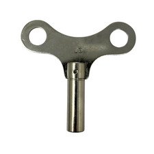 Clock Winding Key Nickelled