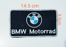 BMW Motorrad round Car Badge Iron or sew on Embroidered Patch large 