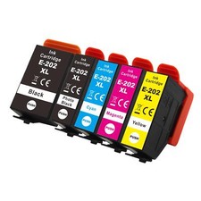5 Printer Ink Cartridges XL (Set) for Epson Expression Photo XP-6005 & XP-6105