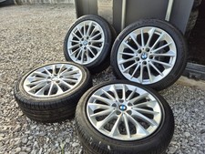🌟Genuine Bmw 17 inch alloy wheels 5x120 with MATCHING TYRES 7m++ 1 SERIES