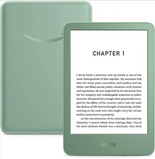 Amazon Kindle (newest 11th gen) 16GB Lightest most compact Kindle GREEN NO ADS
