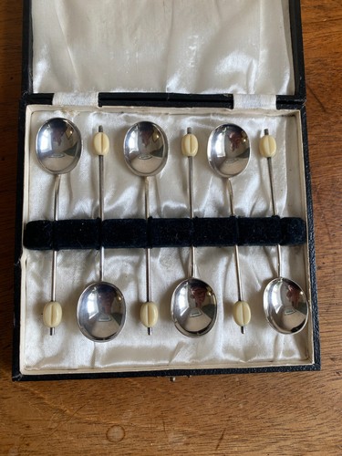 Set vintage silver - set, 6