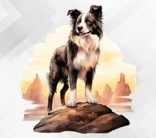 Border Collie Dog Wall vinyl