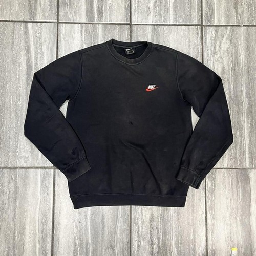 Vintage black nike sweatshirt - black,