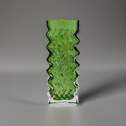 Whitefriars zigzag vase - whitefriars,