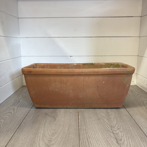 Vintage terracotta window pot - vintage,
