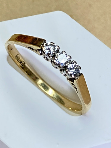 Diamond ring carat solid - in, 18