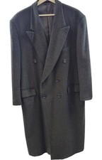 Mens Custom Made Coat made from Loro Piana 100% Cashmere fabric Size M / L 