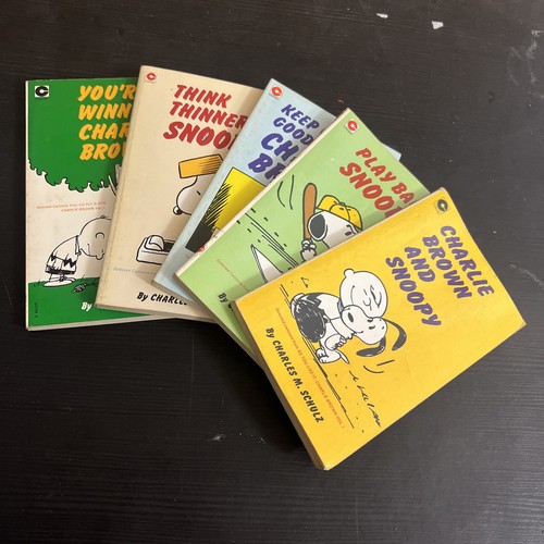 Charlie brown books - 5,