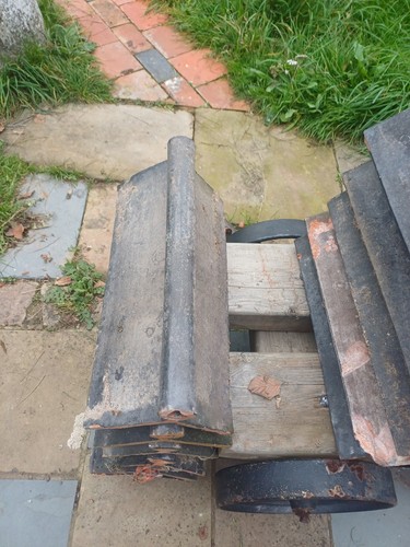 Reclaimed antique ridge tiles - antique,