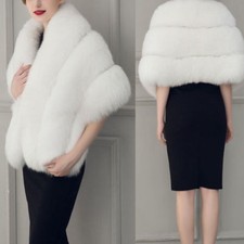 New Women Faux Fur Shawl