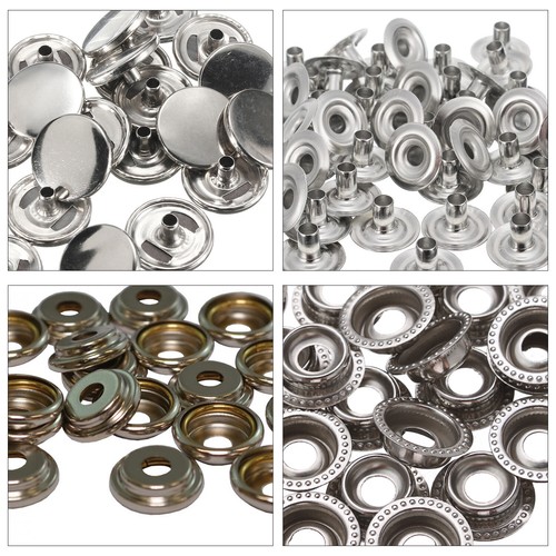 15mm metal press stud snap - metal,