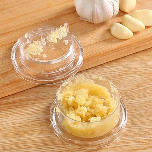 Manual garlic press chopper - press,
