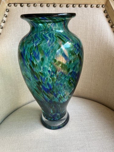 Murano turquoise blue gold - murano,