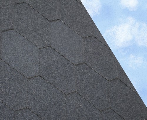 Hex felt roofing shingles - shingles, |