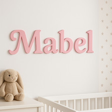 Nursery Wall Letters Custom 3D