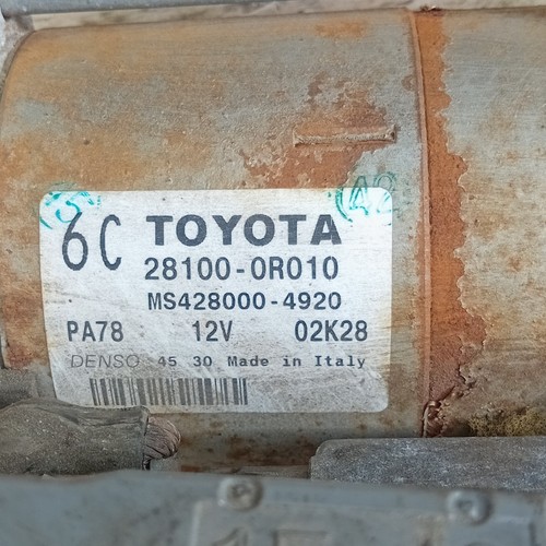 Toyota starter motor - starter,